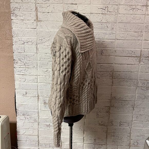 Aran Islands Knitware Wool Sweater Medium - Picture 4 of 8
